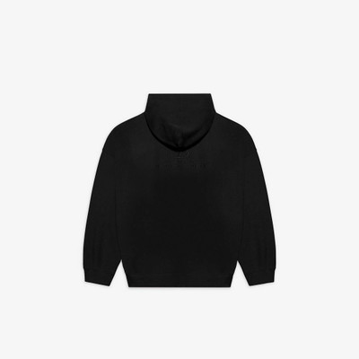 BALENCIAGA Resorts Zip-up Hoodie in Black outlook