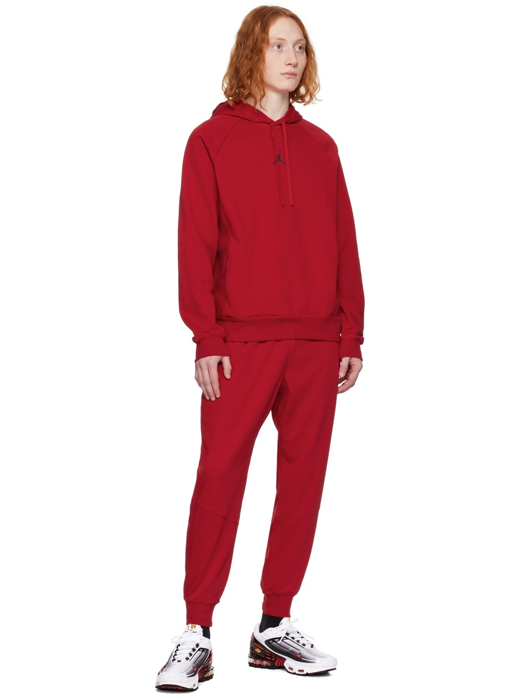 Red Dri-FIT Sportwear Crossover Sweatpants - 4