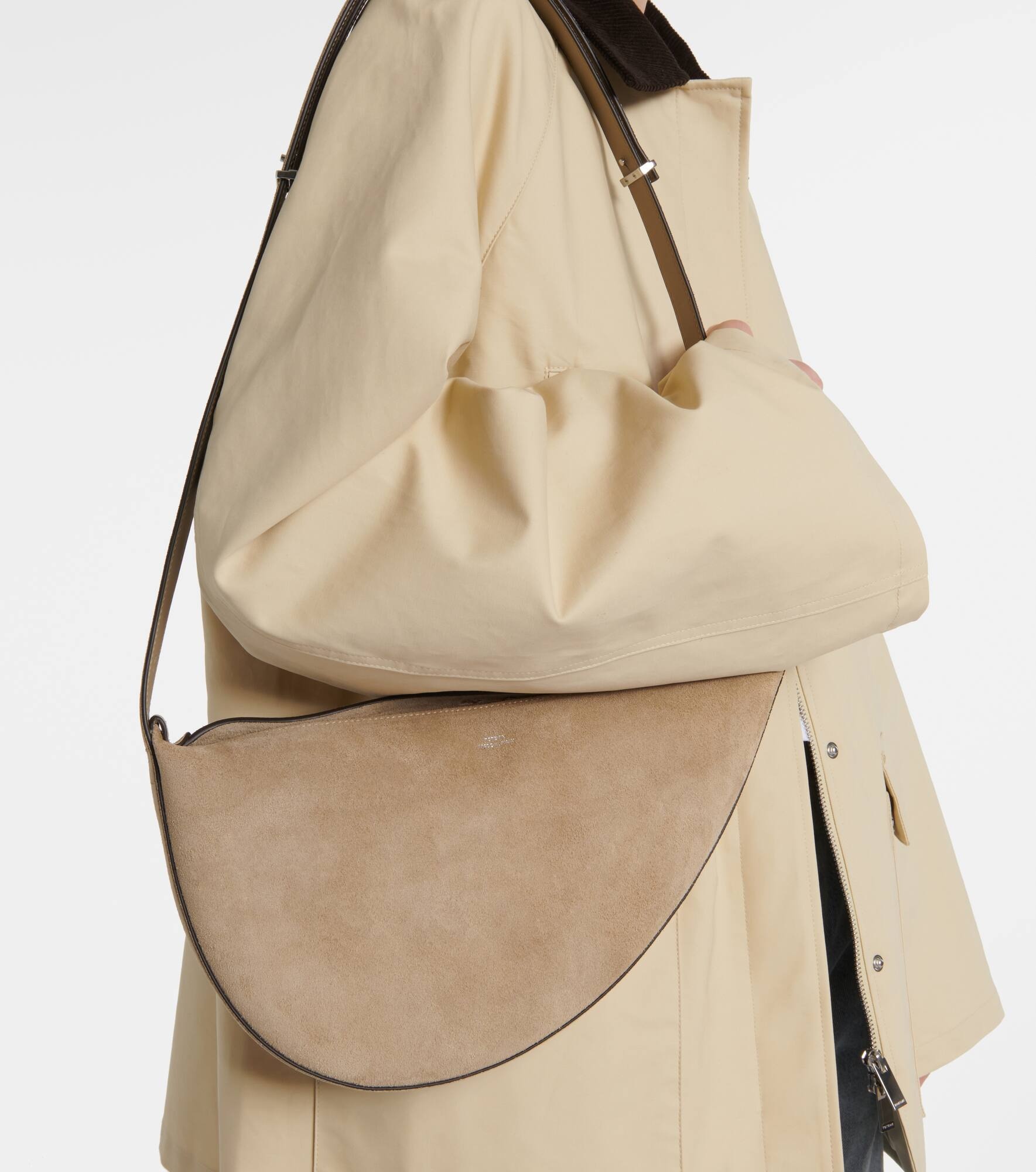Suede shoulder bag - 2