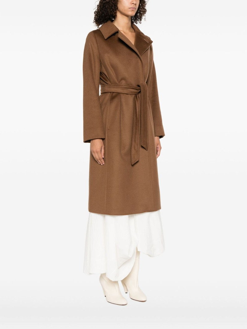 belted notched-collar coat 3