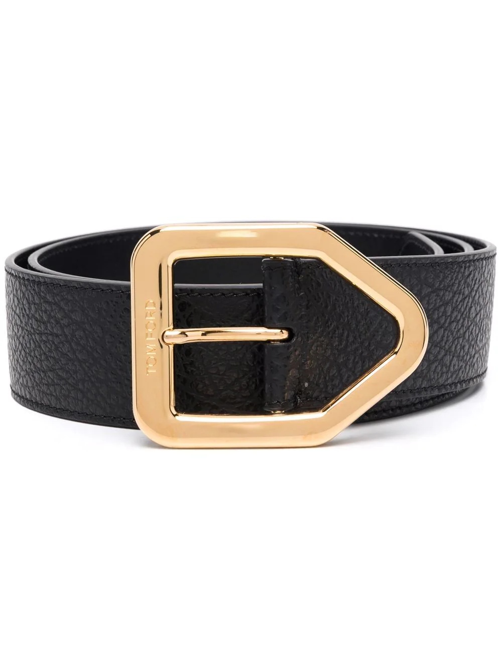 logo buckle belt - 1