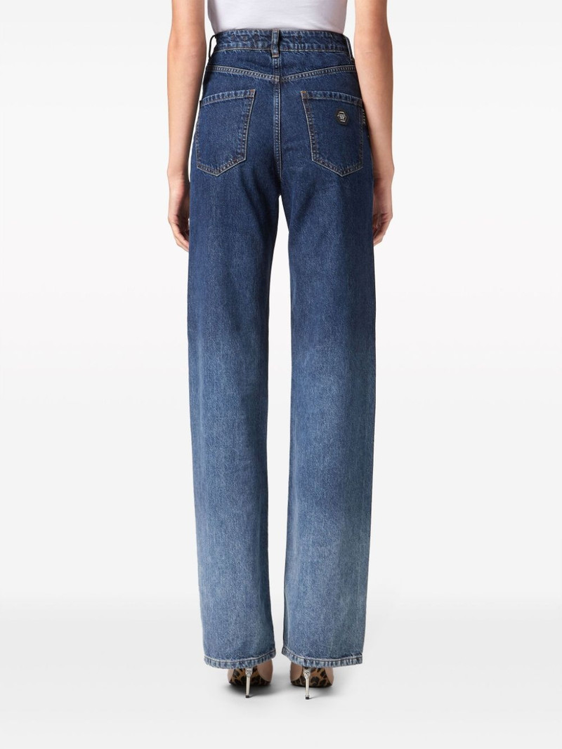 gradient-effect high-rise jeans 4