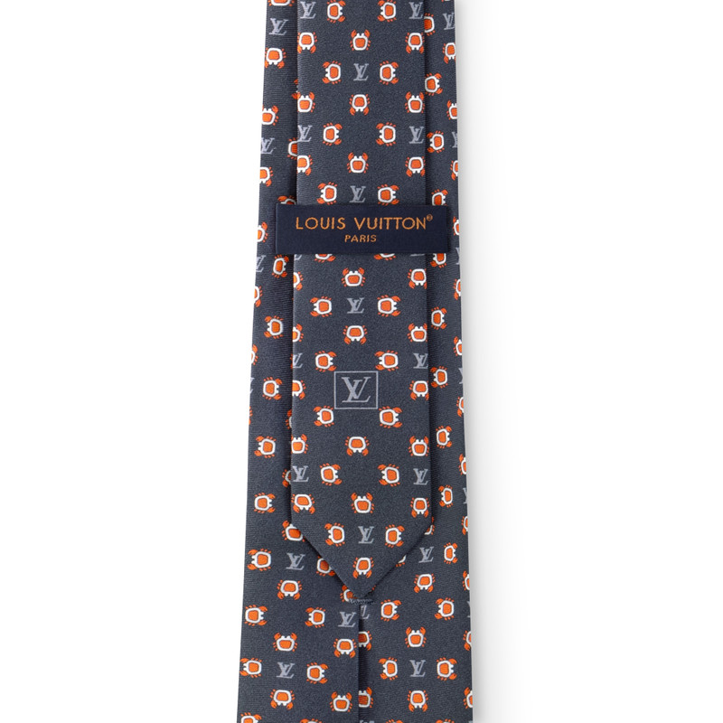 Monogram LV Crab Tie 3