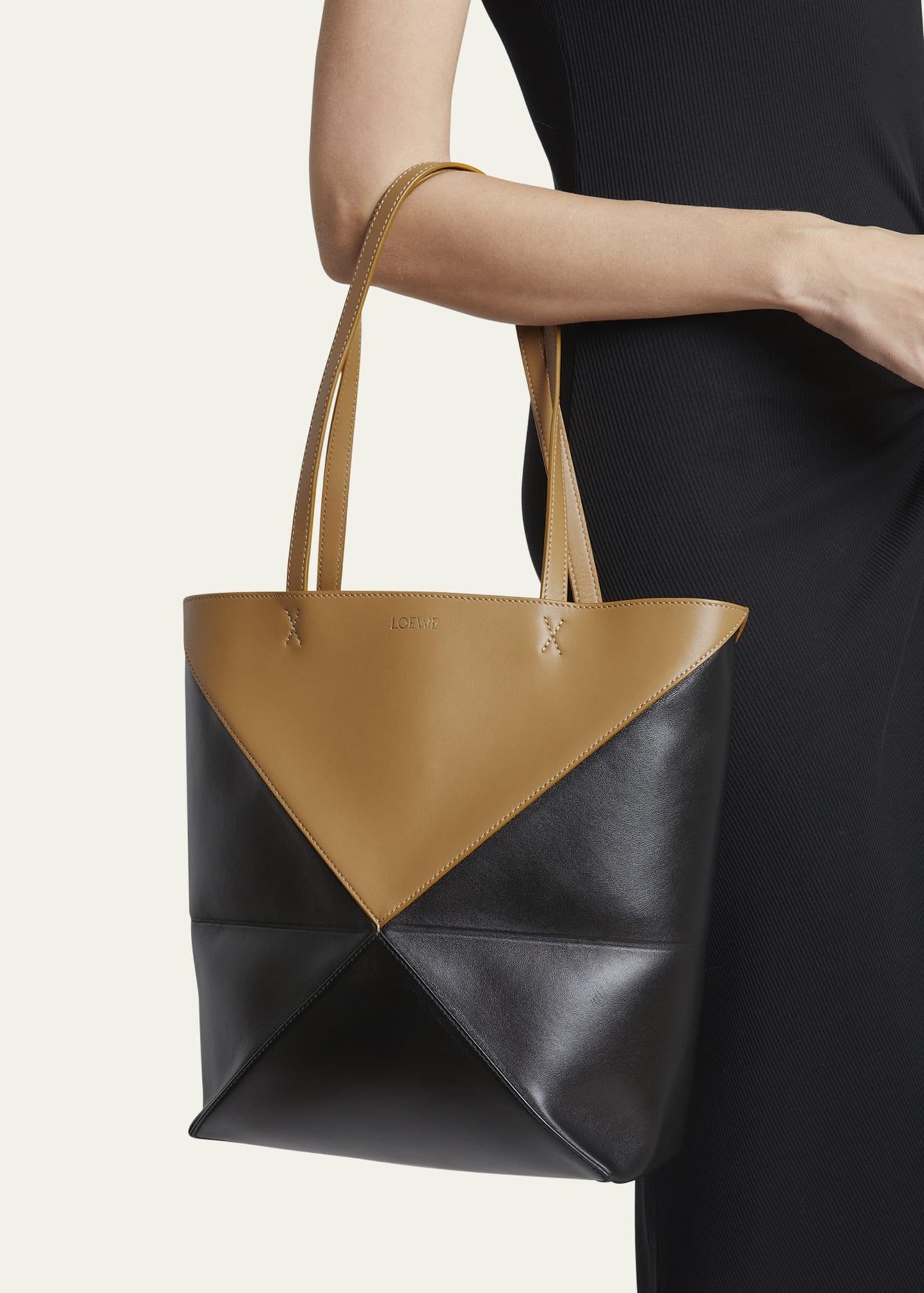 Medium Puzzle Bicolor Tote Bag - 2