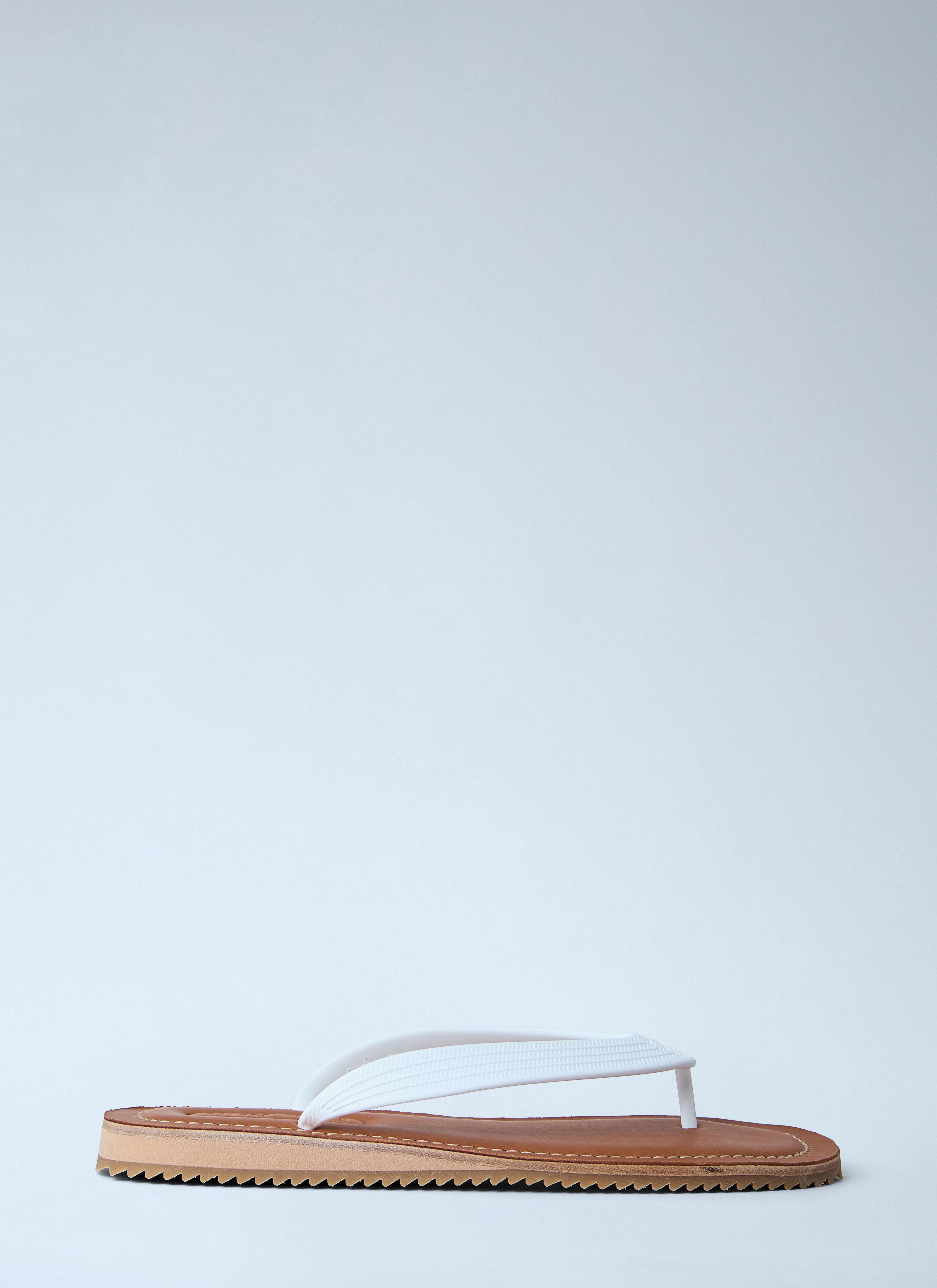 Leather Sole Flip-Flops - 1