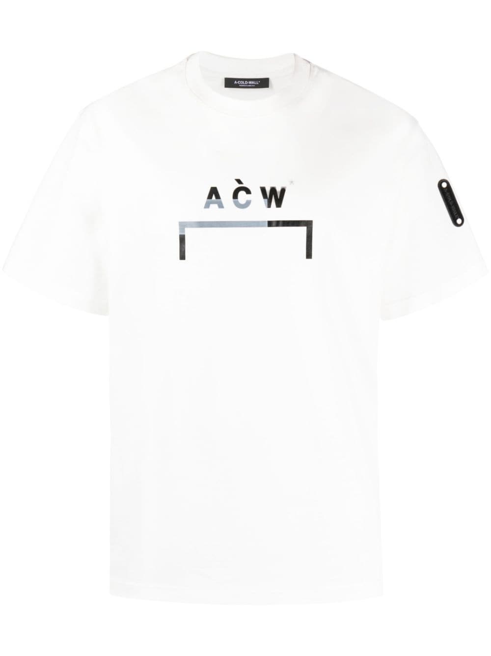 logo-print crew-neck T-shirt - 1