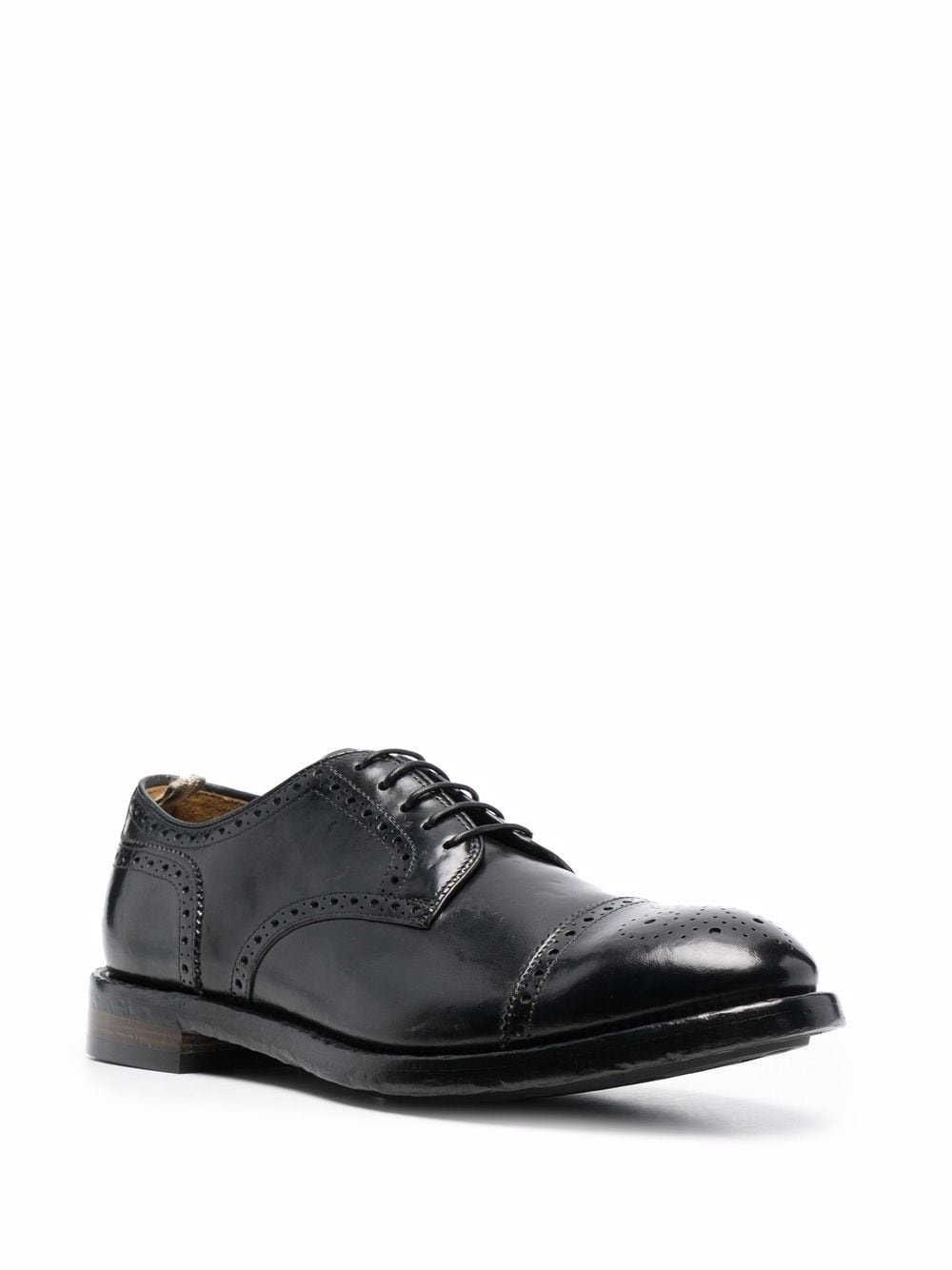 lace-up leather brogues - 2