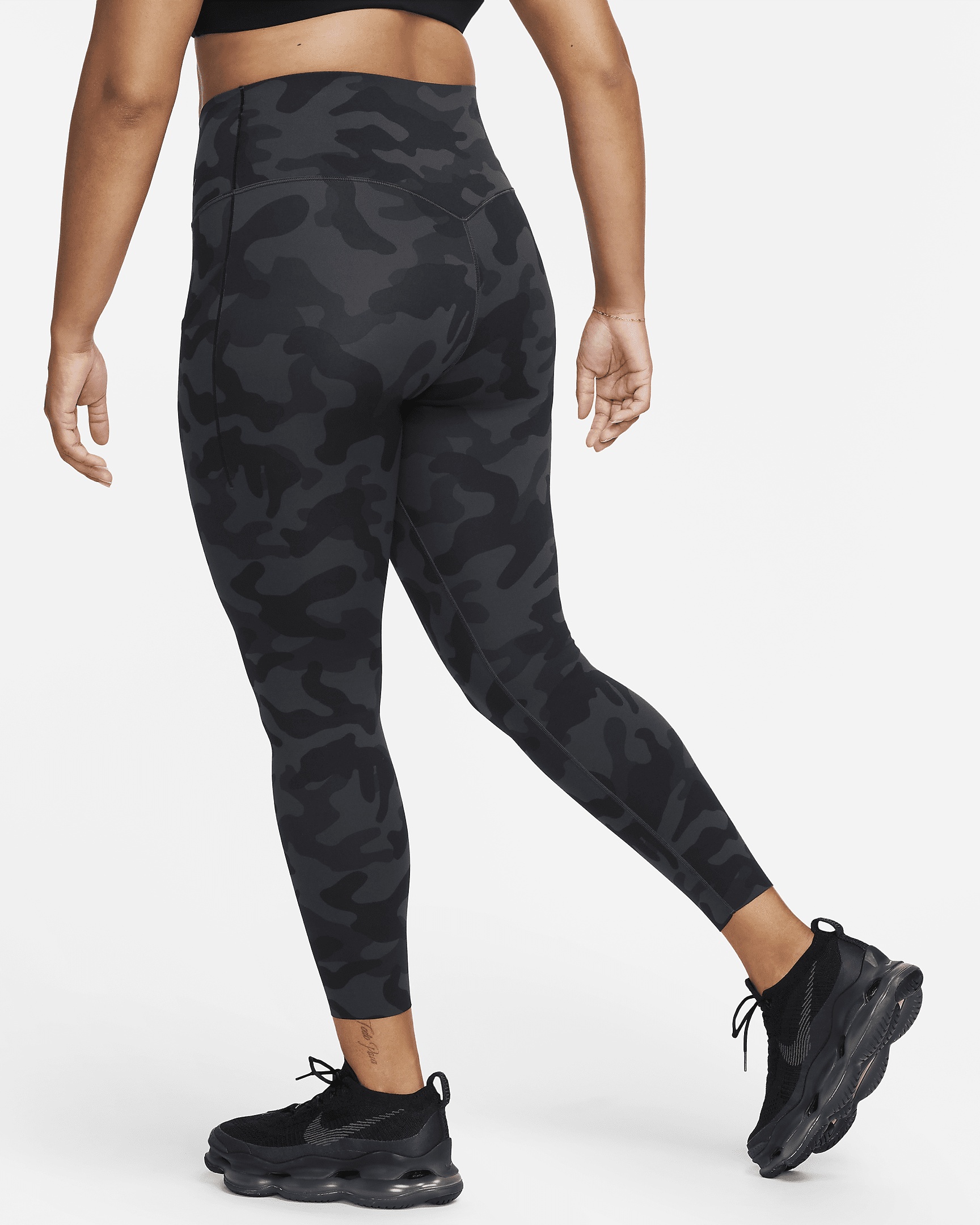 Nike Universa Women's Medium-Support High-Waisted 7/8 Camo Leggings with Pockets - 2