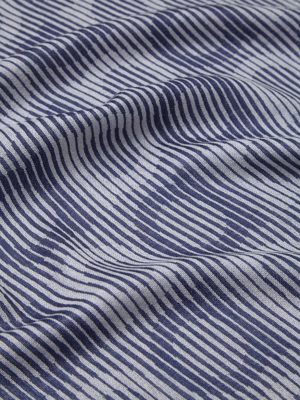 Gancini-print frayed-hem scarf - 3