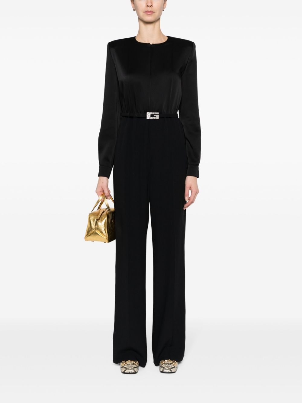 square G belt jumpsuit - 2
