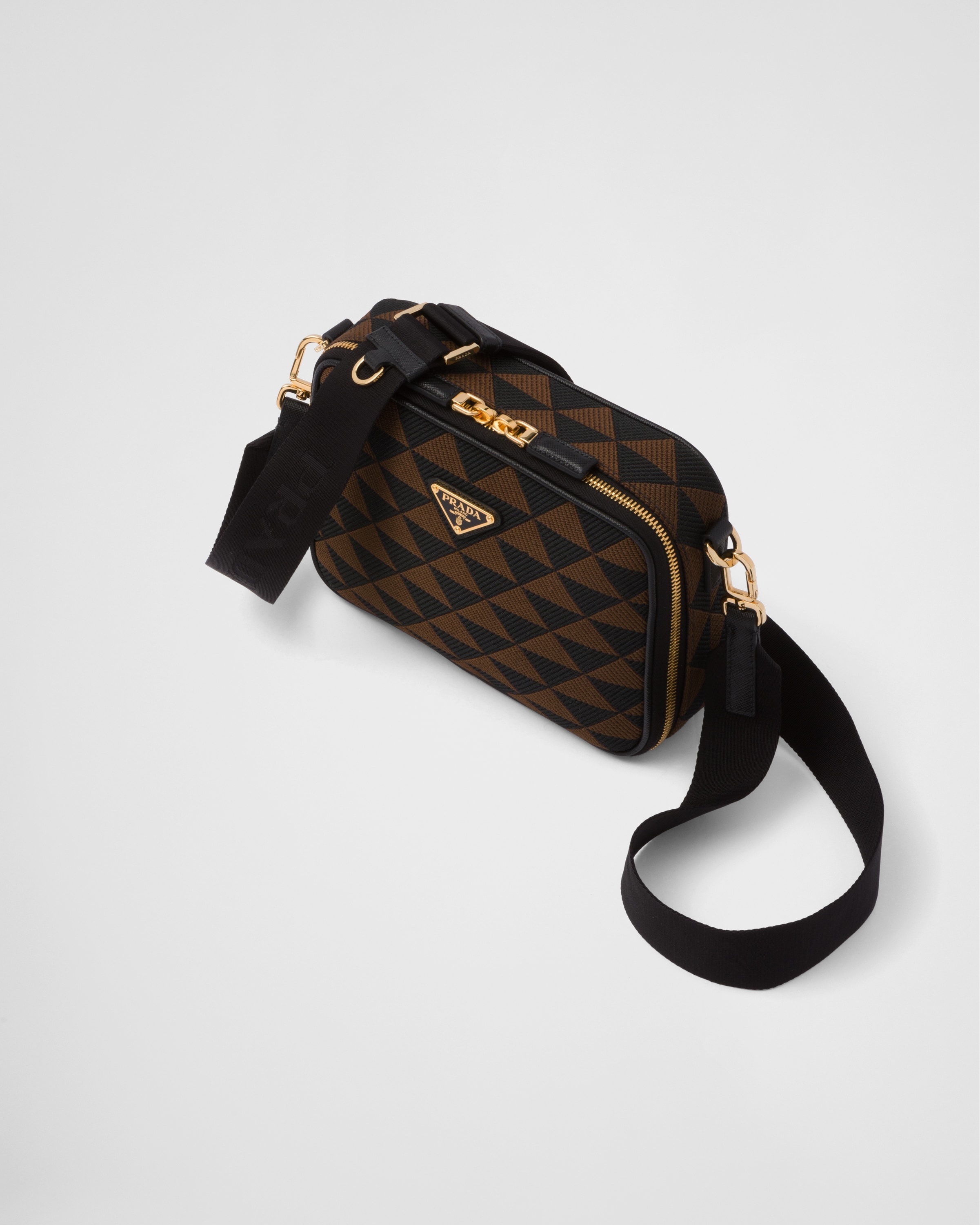 Prada Symbole embroidered fabric bag - 3