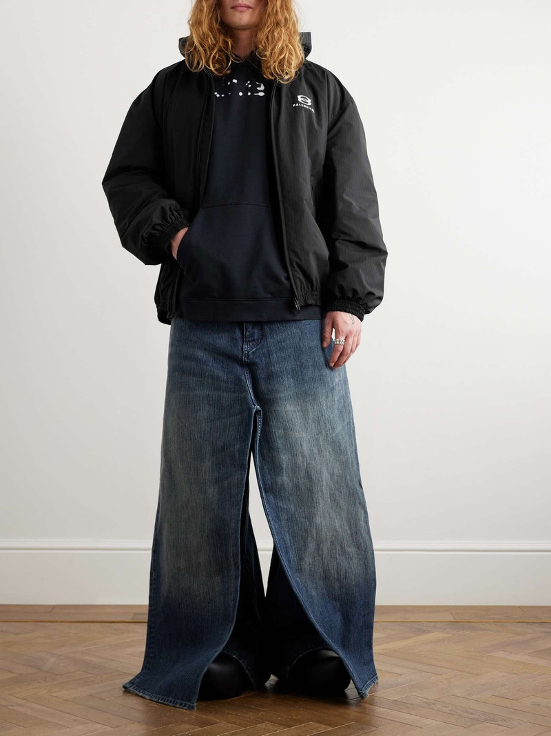 BALENCIAGA Cocoon Kick Logo-Embroidered Padded Ripstop Jacket outlook
