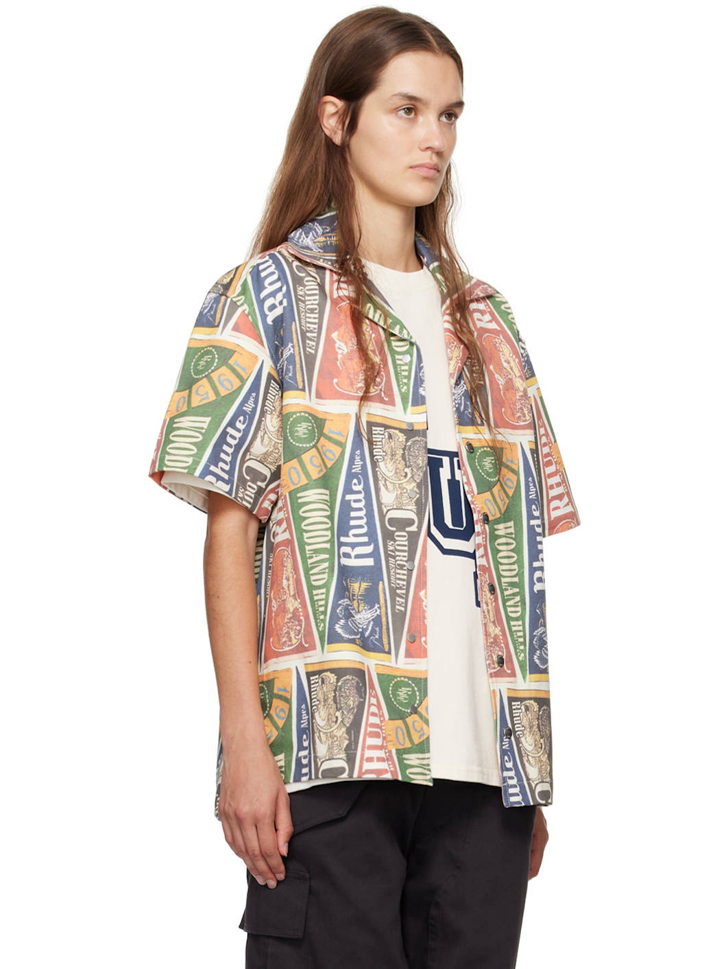 Multicolor Collegiate Flag Shirt - 2
