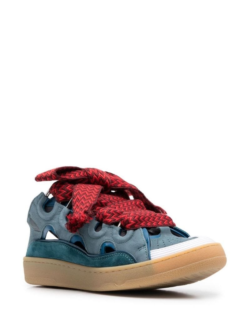 slip-on lace-up sneakers - 3