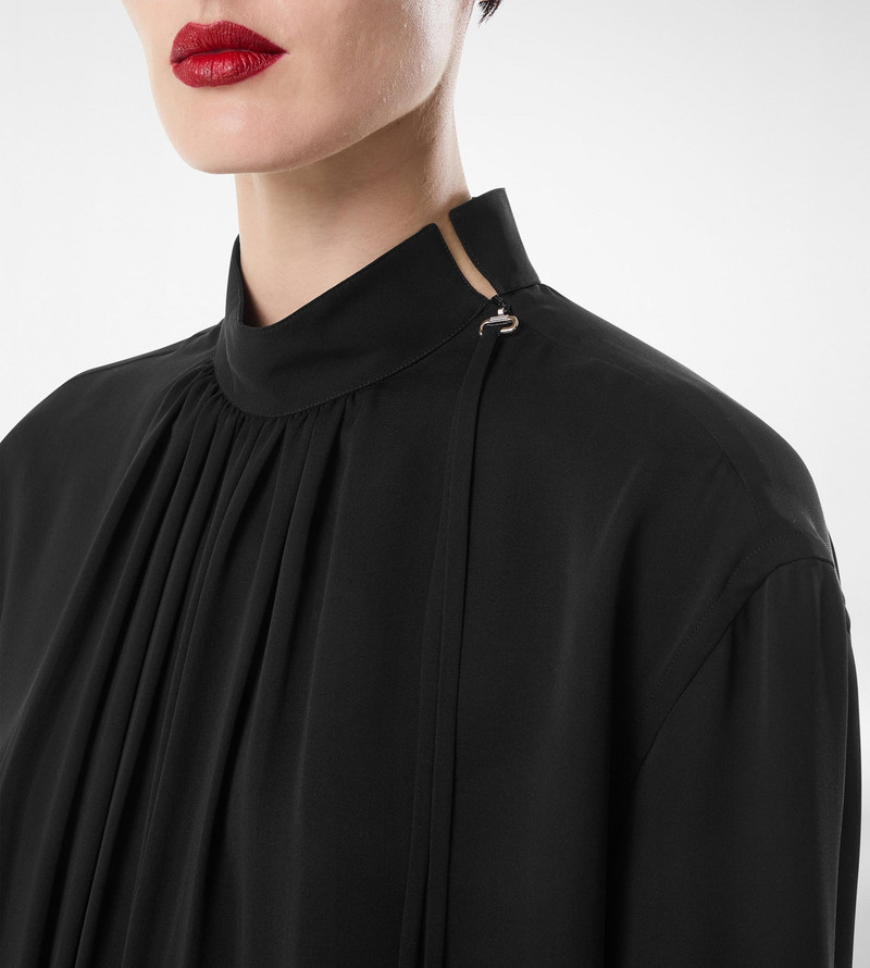 TOM FORD WASHED SILK GEORGETTE LONG SLEEVE BLOUSE outlook