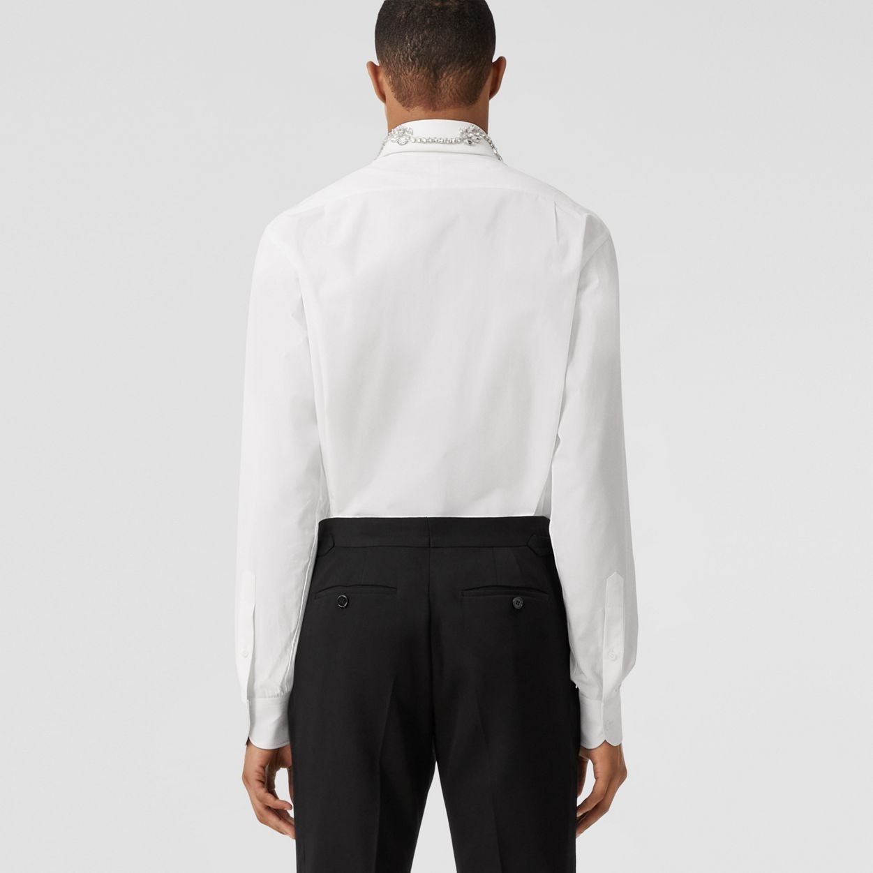 Slim Fit Crystal EKD Cotton Shirt - 4