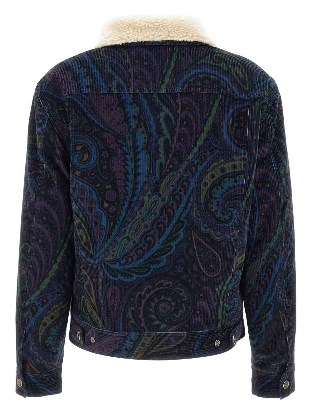 Giubbino paisley-print corduroy jacket - 3