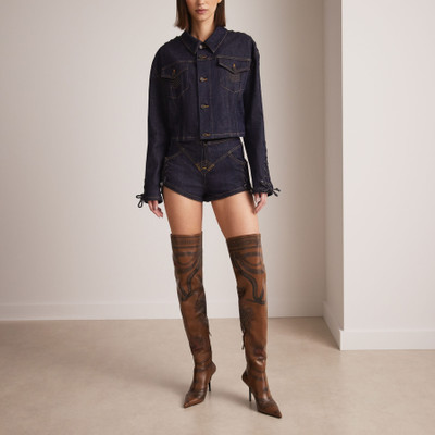 JIMMY CHOO Jimmy Choo / Jean Paul Gaultier Over The Knee Boot 90
Clove Tattoo Printed Leather Over-The-Knee Boo outlook