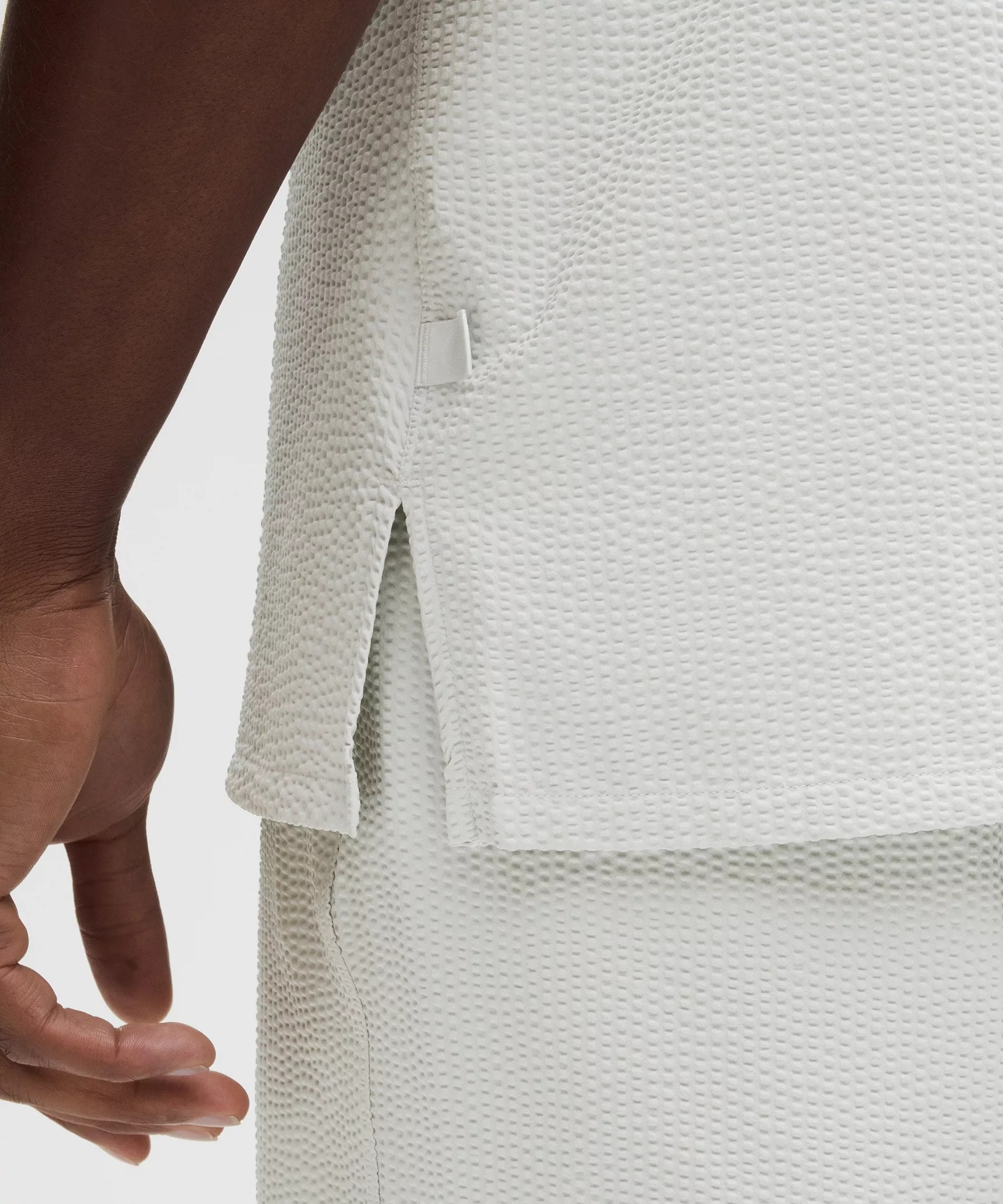 Textured Camp Collar Short-Sleeve Shirt - 5
