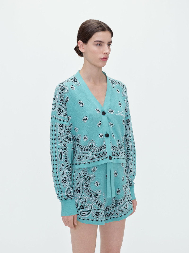 AMIRI BANDANA CARDIGAN outlook