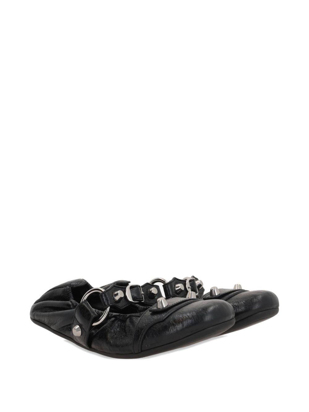 leather ballerina shoes - 2