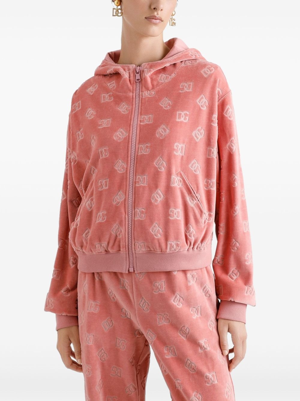 logo-print cardigan - 4