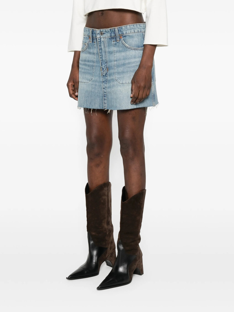 RE/DONE Re/done The Rewind Denim Skirt outlook