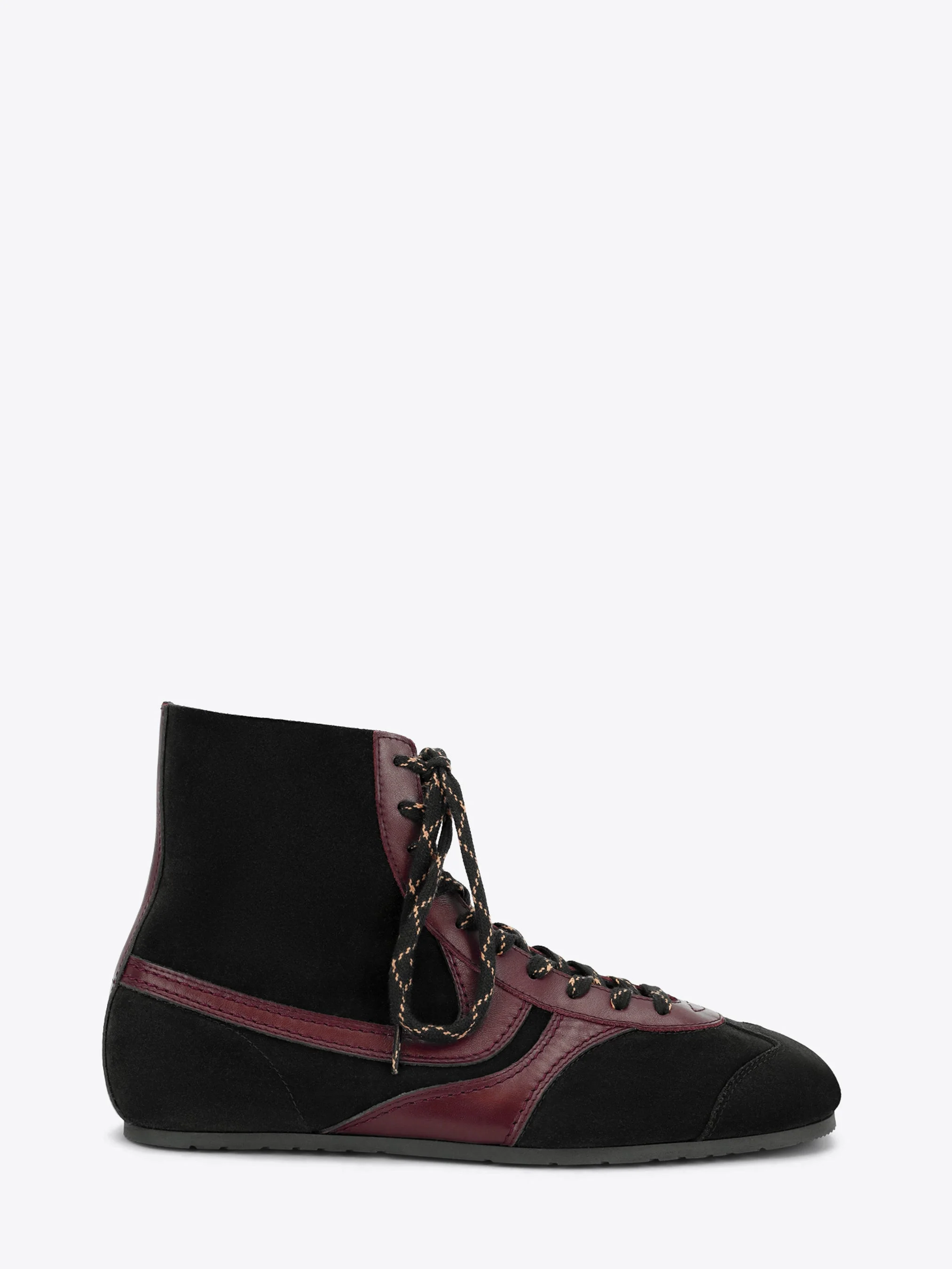 SUEDE HIGH TOP SNEAKERS - 1