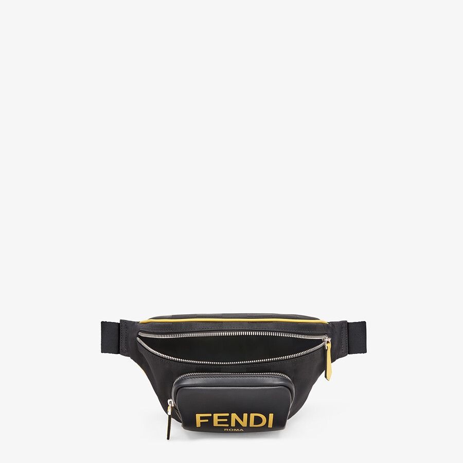 Black nylon belt bag - 10