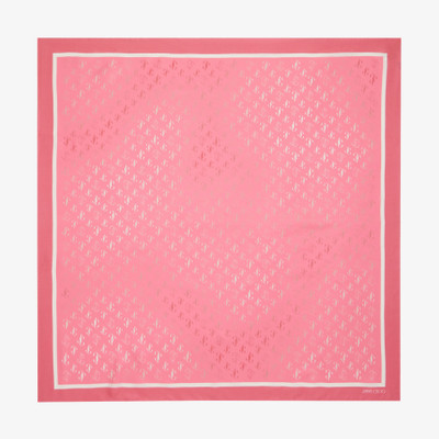 JIMMY CHOO Reta
Candy Pink JC Monogram Printed Silk Foulard outlook