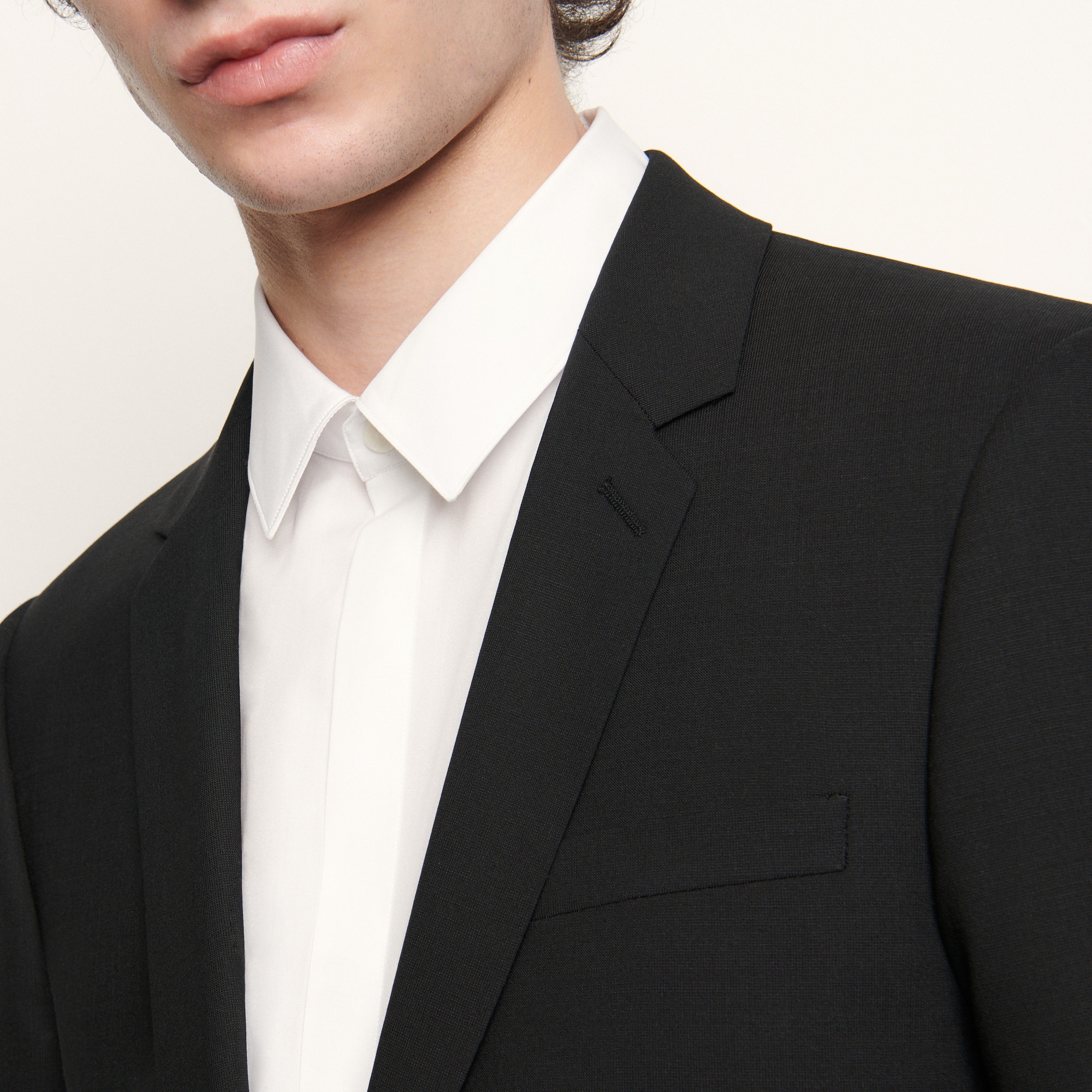 Classic wool suit jacket - 4