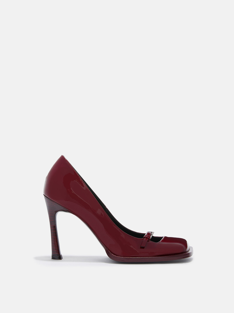 "MIA'' BURGUNDY PUMP 1