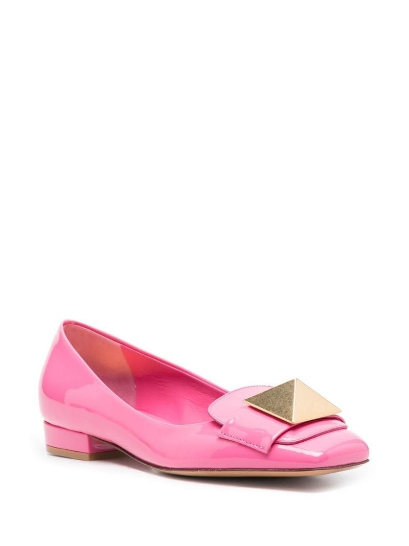 One Stud patent leather ballerina shoes - 2