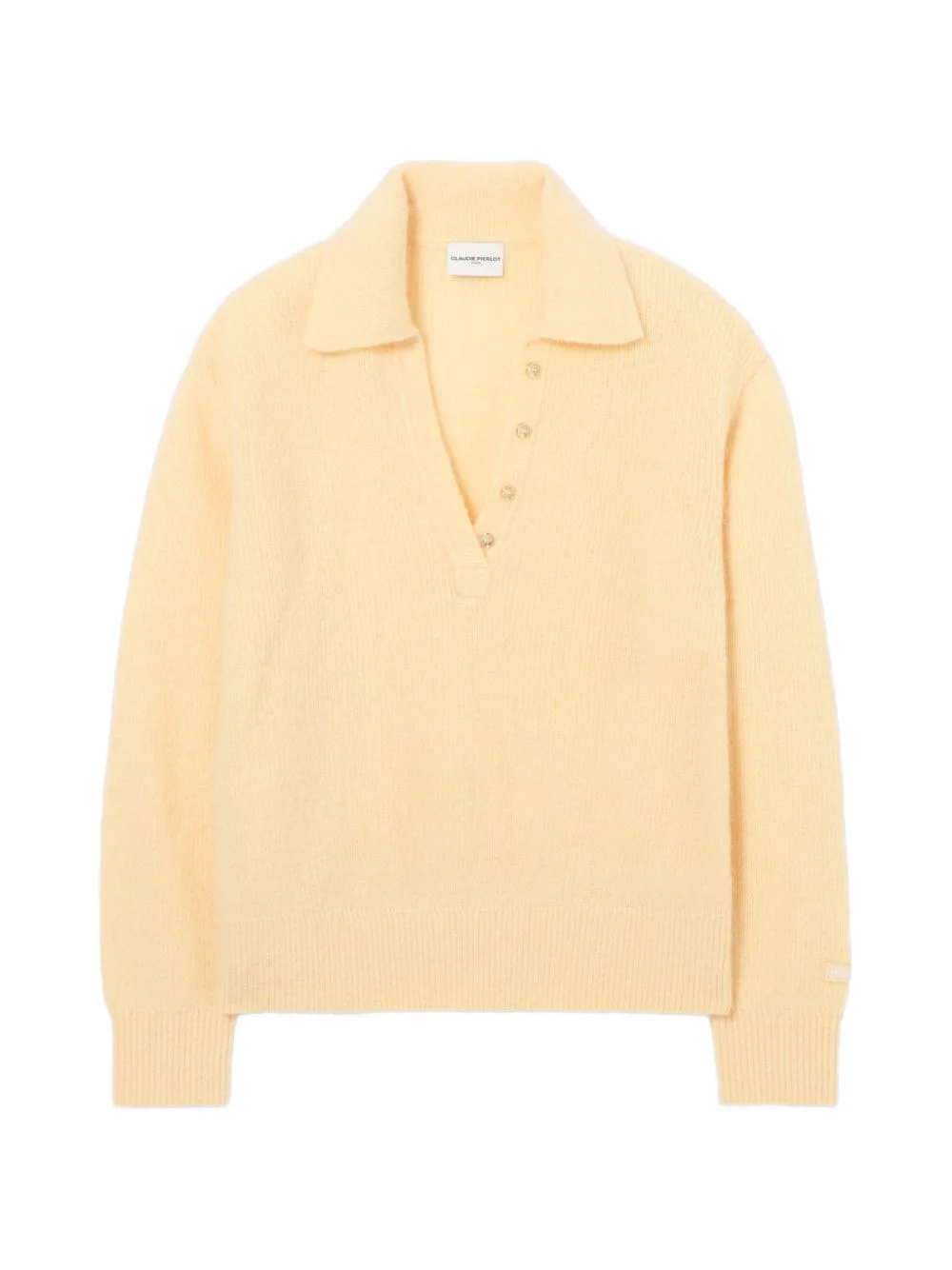 relaxed fluffy knit jumper - 1