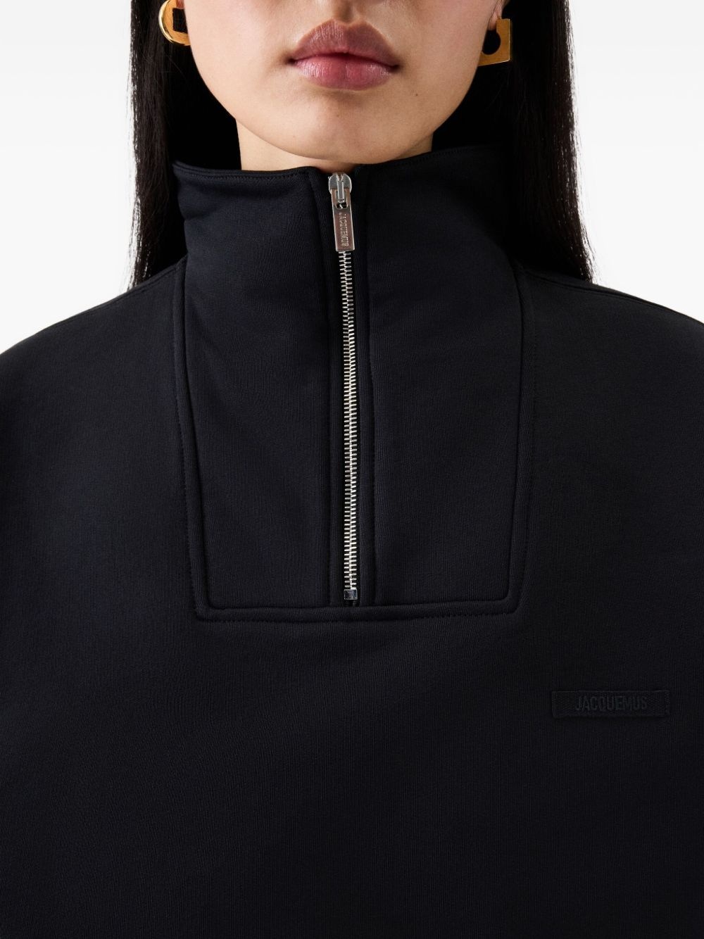 zip-up sweatshirt - 4