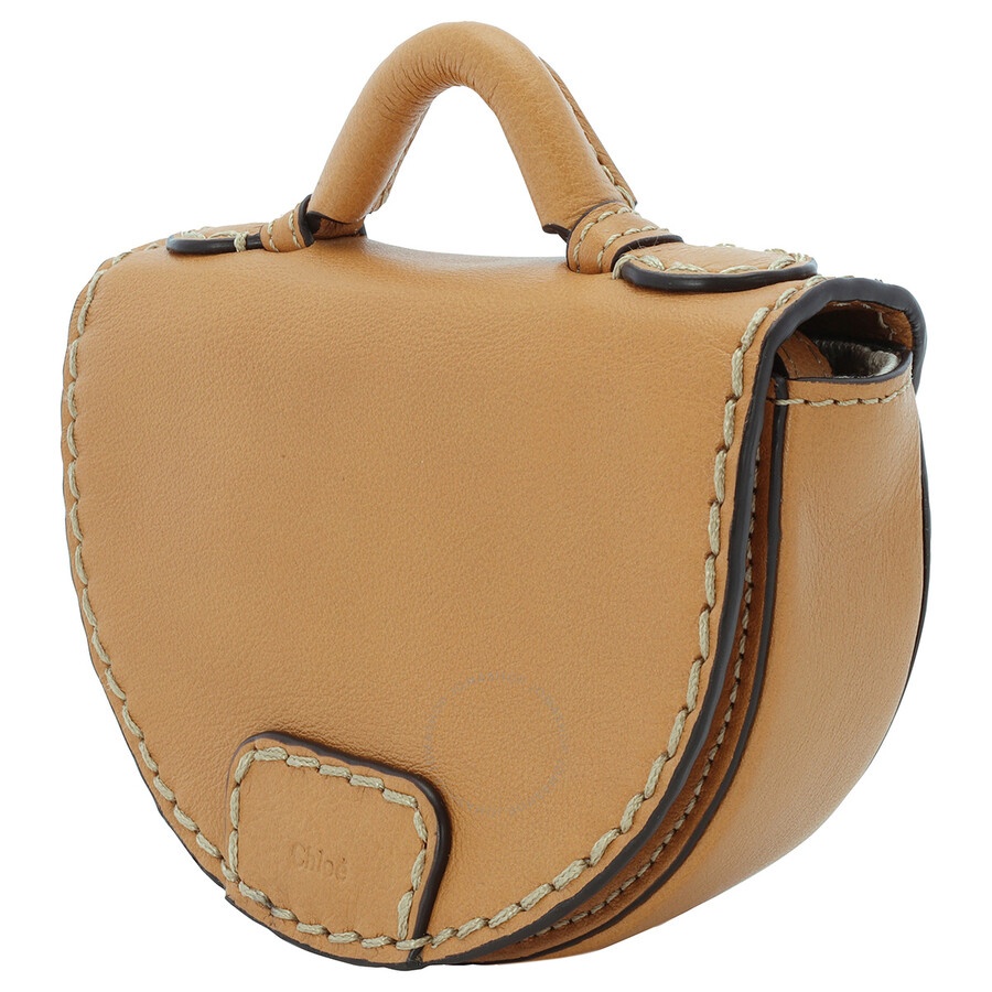 Chloe Autumnal Brown Ladies Edith Nano Saddle Bag - 3