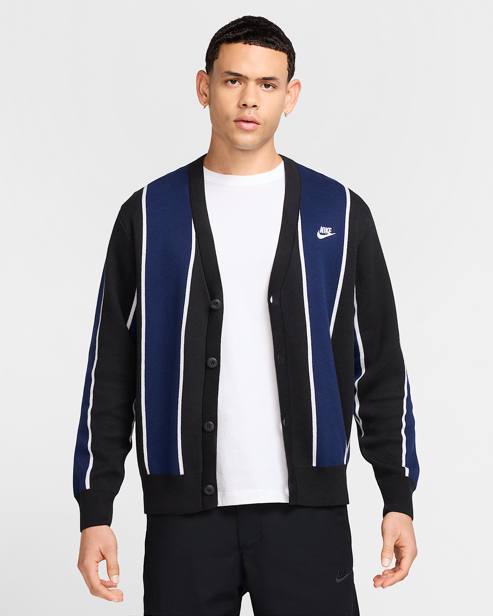 Nike Club Men's Fairway Stripe Sweater - 1