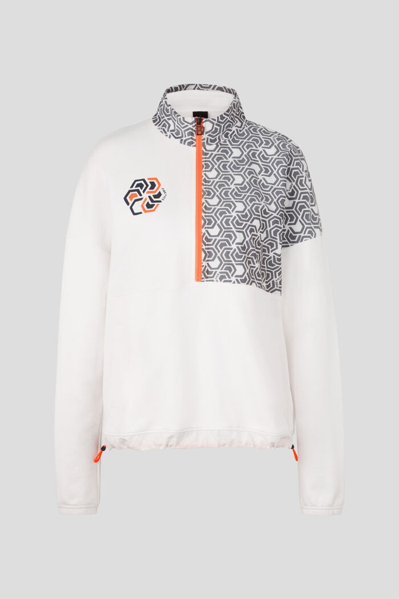 Kapia Sweatshirt in Off-white/Gray 1