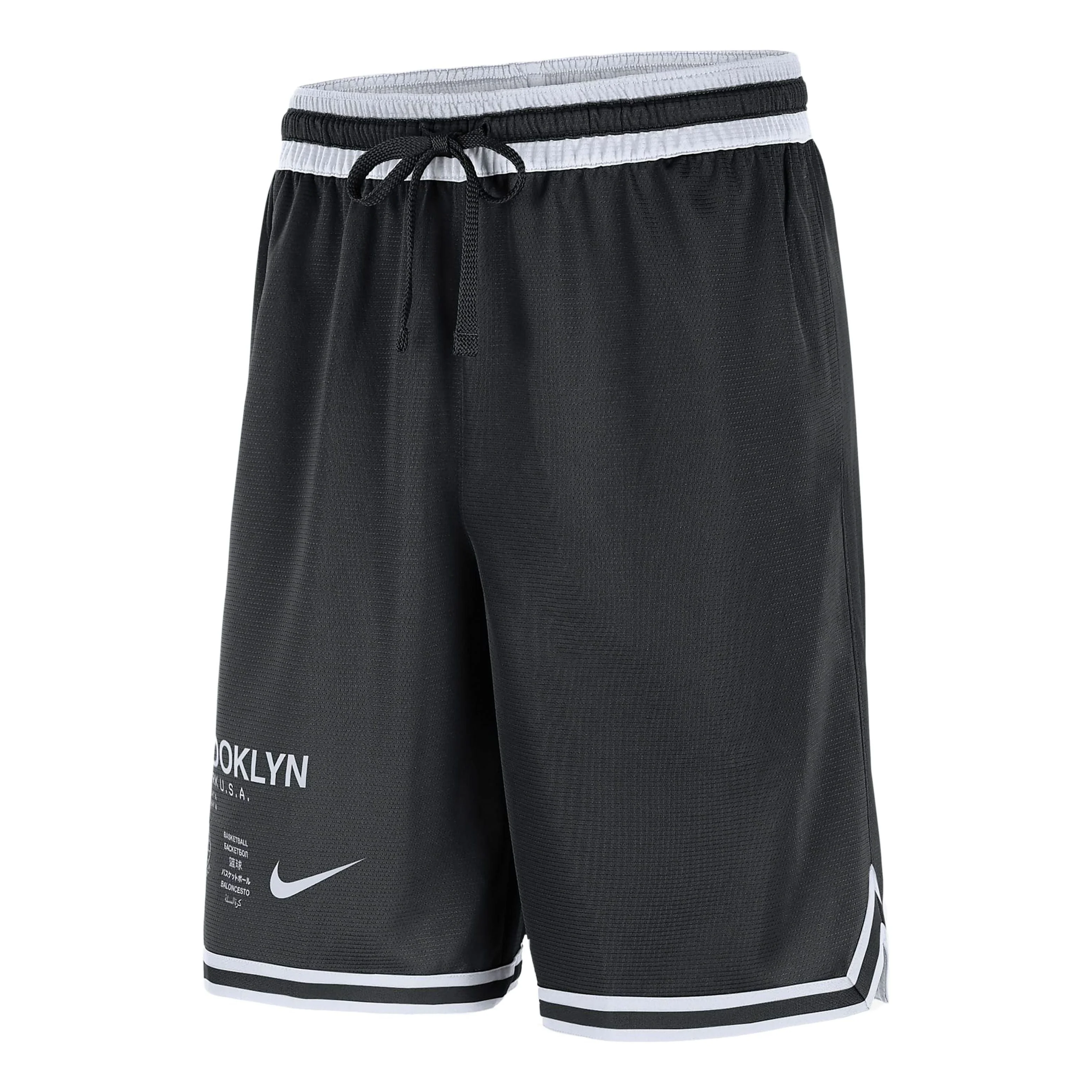 Nike NBA Brooklyn Nets Courtside Dri-FIT Basketball Sports Shorts Black CV5529-010 - 1