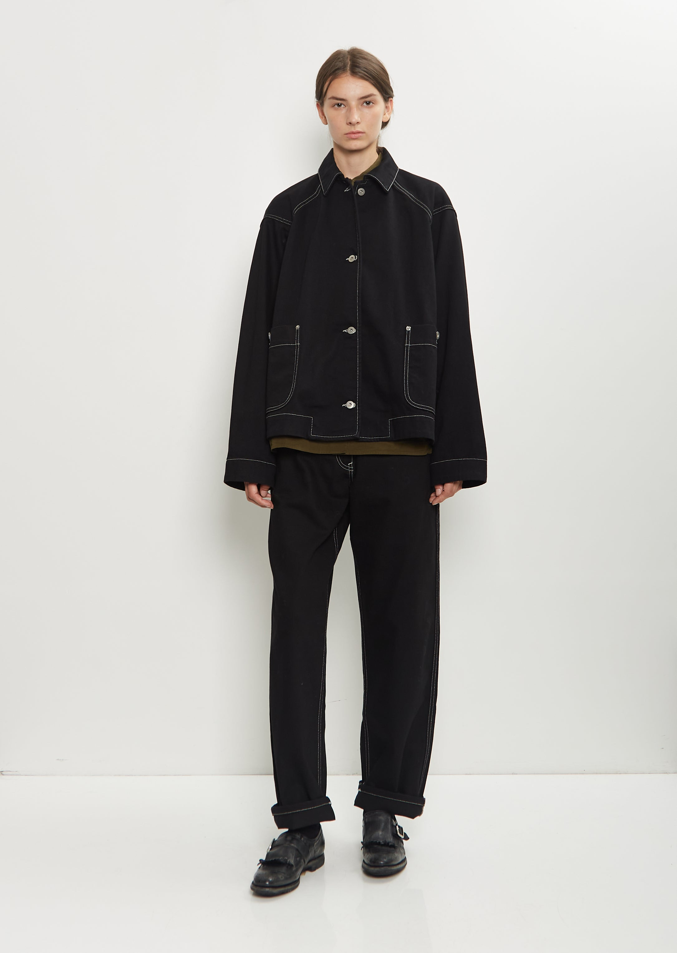 Drays Cotton Denim Travail Jacket - 4