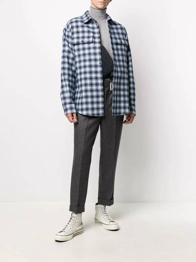 DSQUARED2 long-sleeve checked shirt outlook