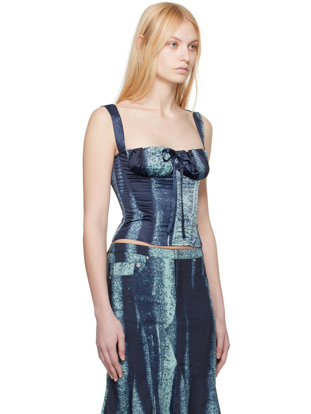 Blue Agnes Tank Top - 2