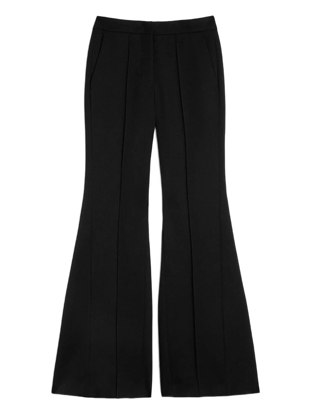 flared wool trousers - 1