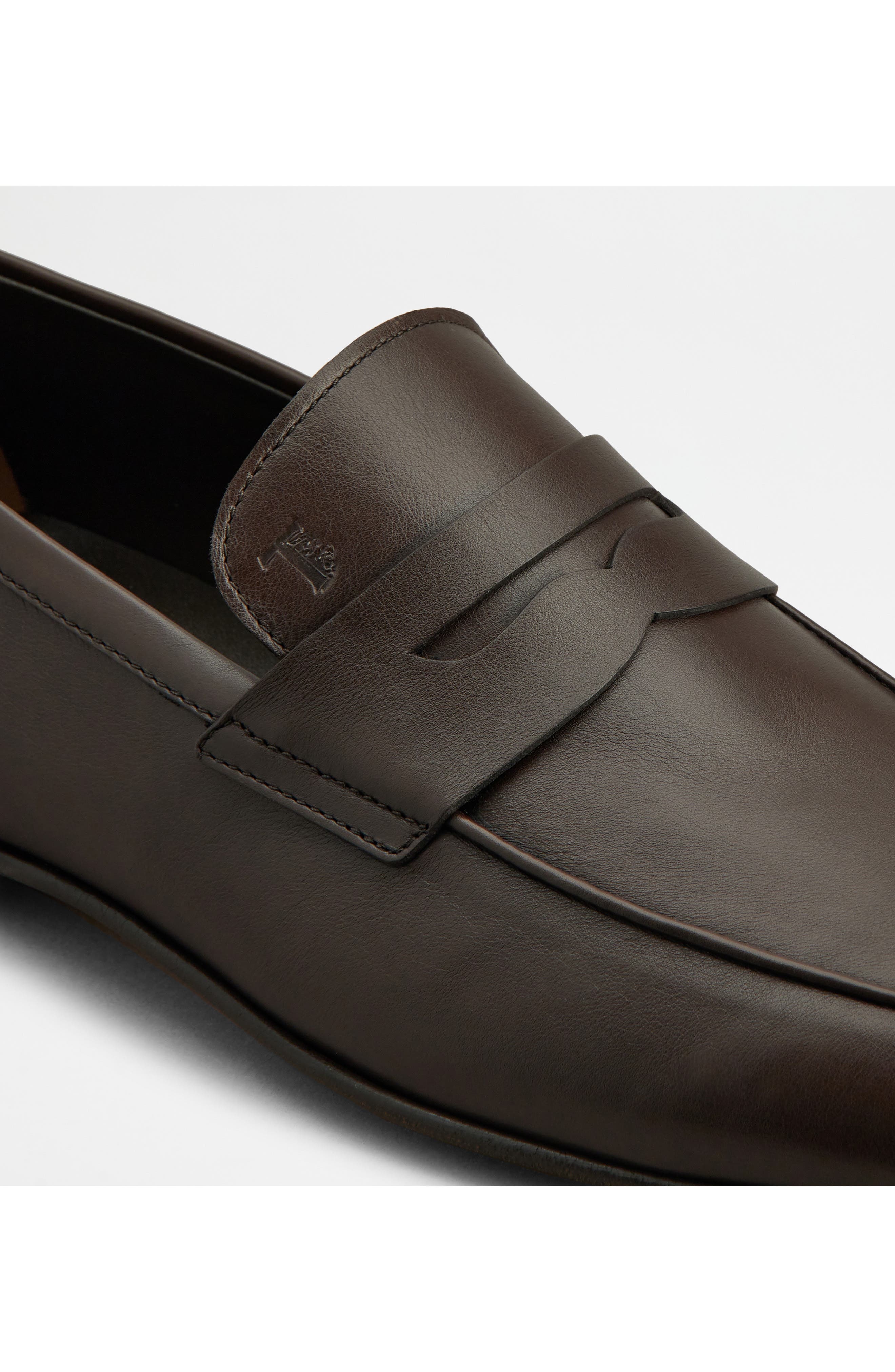 Tod's Deconstructed Penny Loafer in Cioccolato at Nordstrom - 3