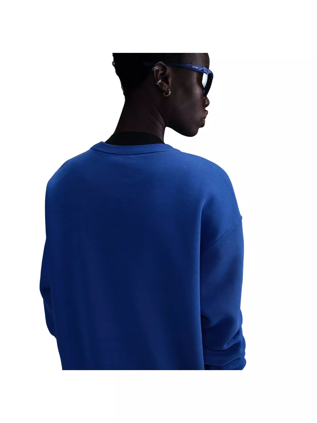 Women's Sportswear Phoenix Fleece Oversized Crewneck Sweatshirt - Blue - 2