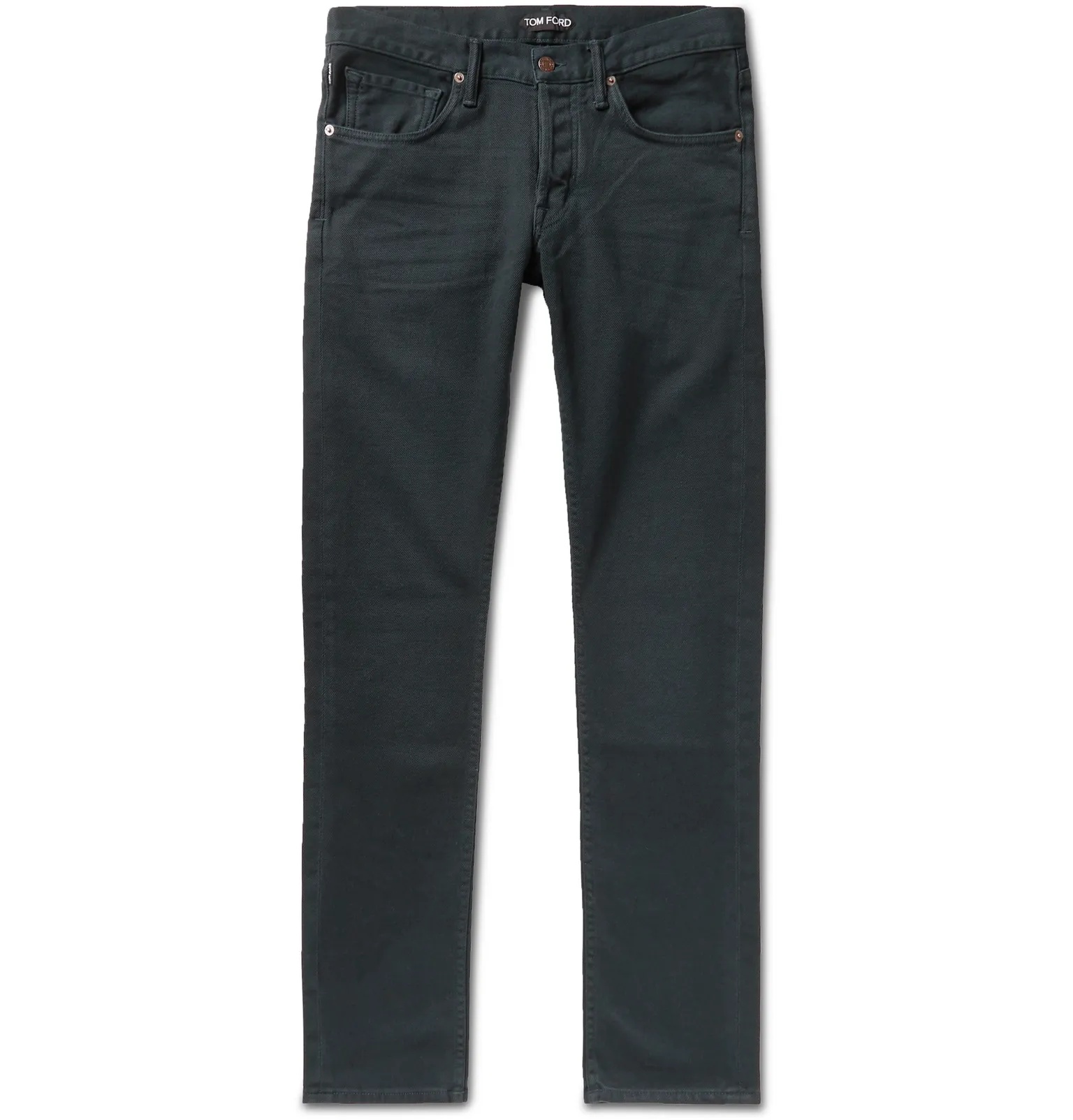 Slim-Fit Stretch-Denim Jeans - 1