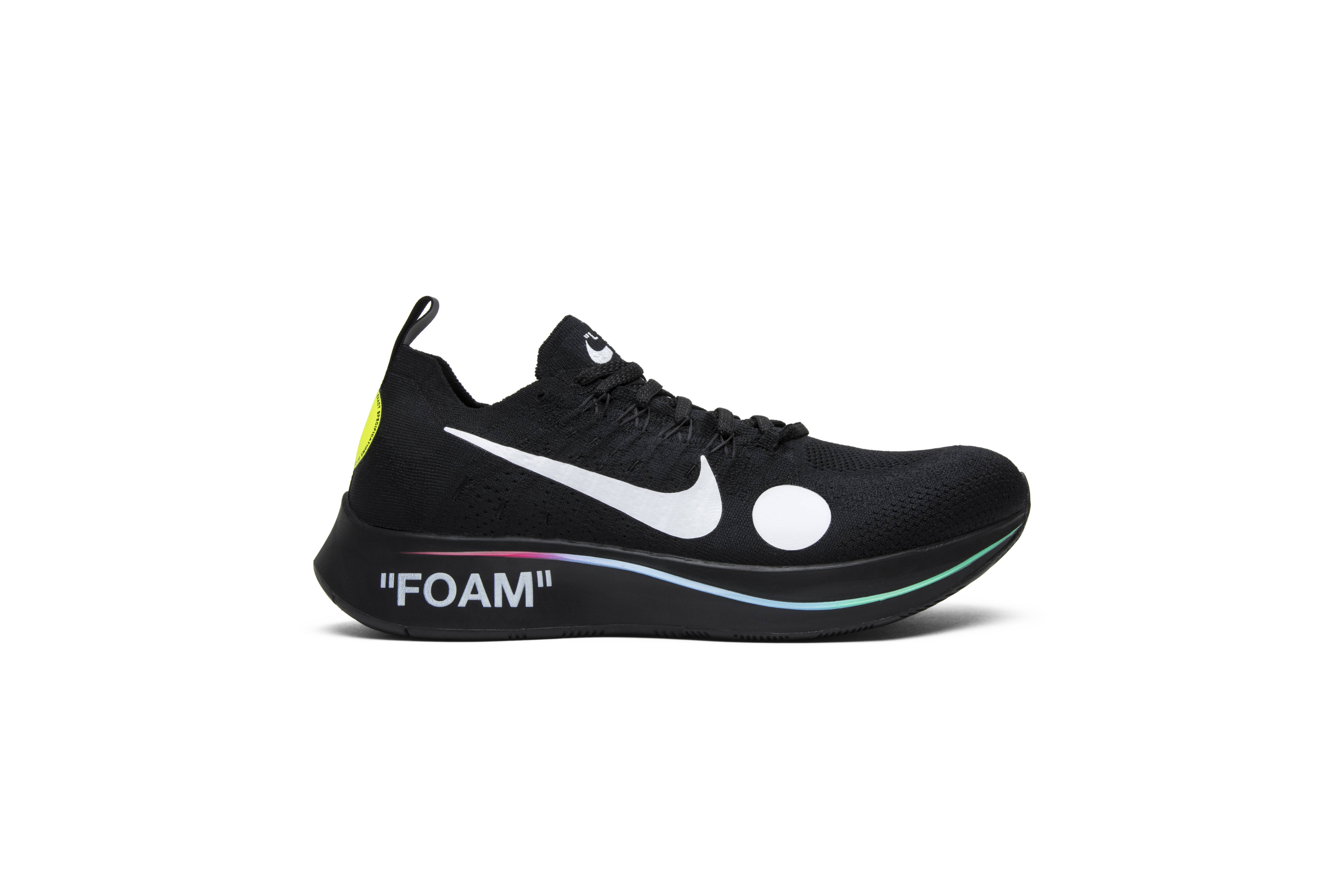 Off-White x Zoom Fly Mercurial Flyknit 'Black' - 1