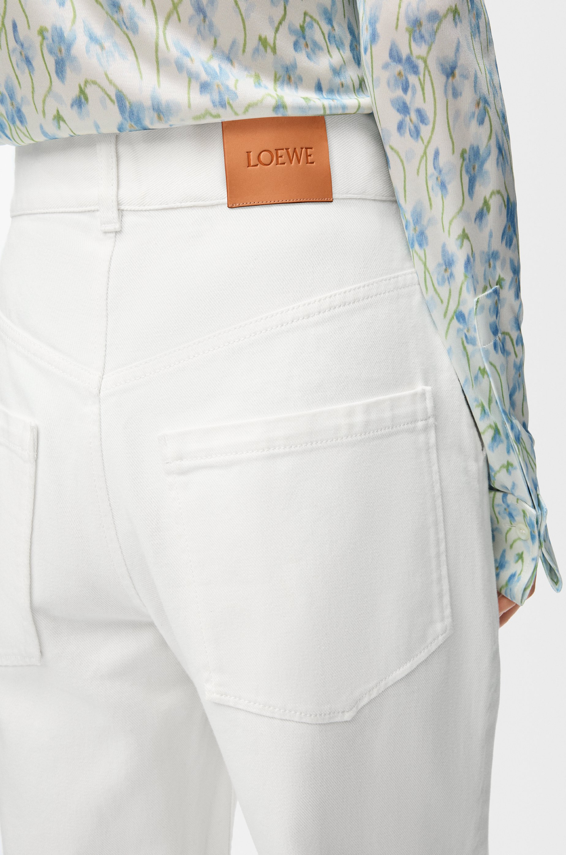 Anagram baggy jeans in denim - 5