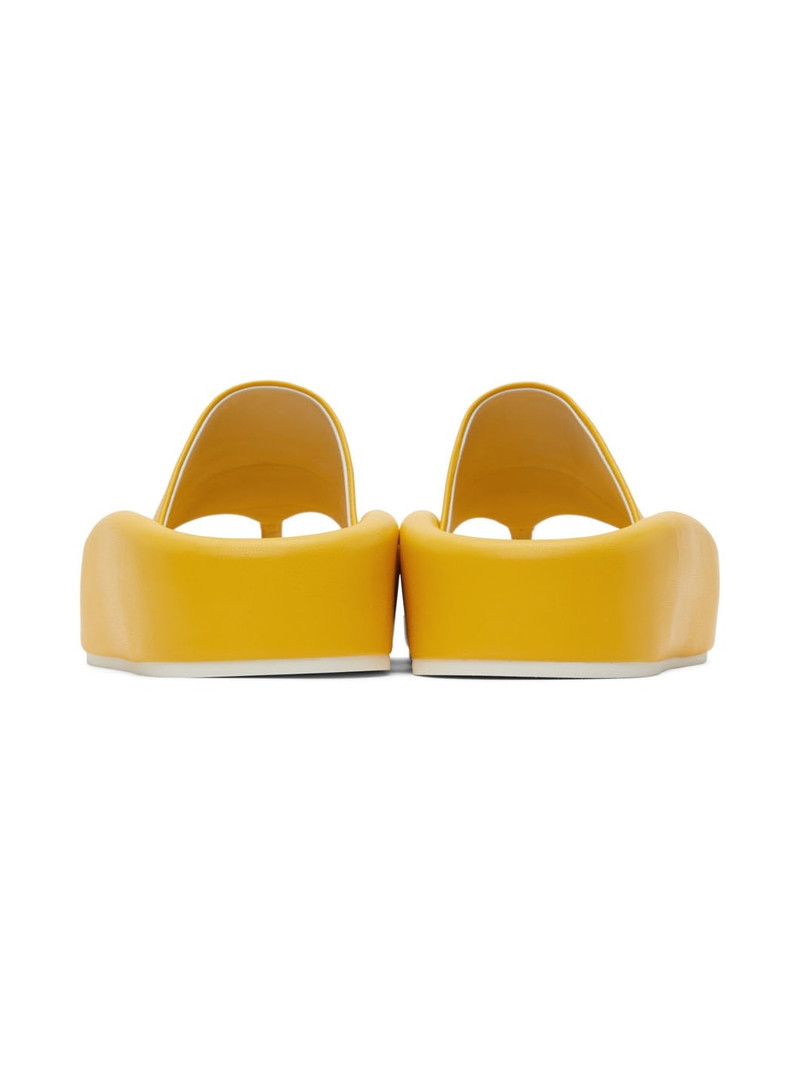 Yellow Wedge Sandals 2