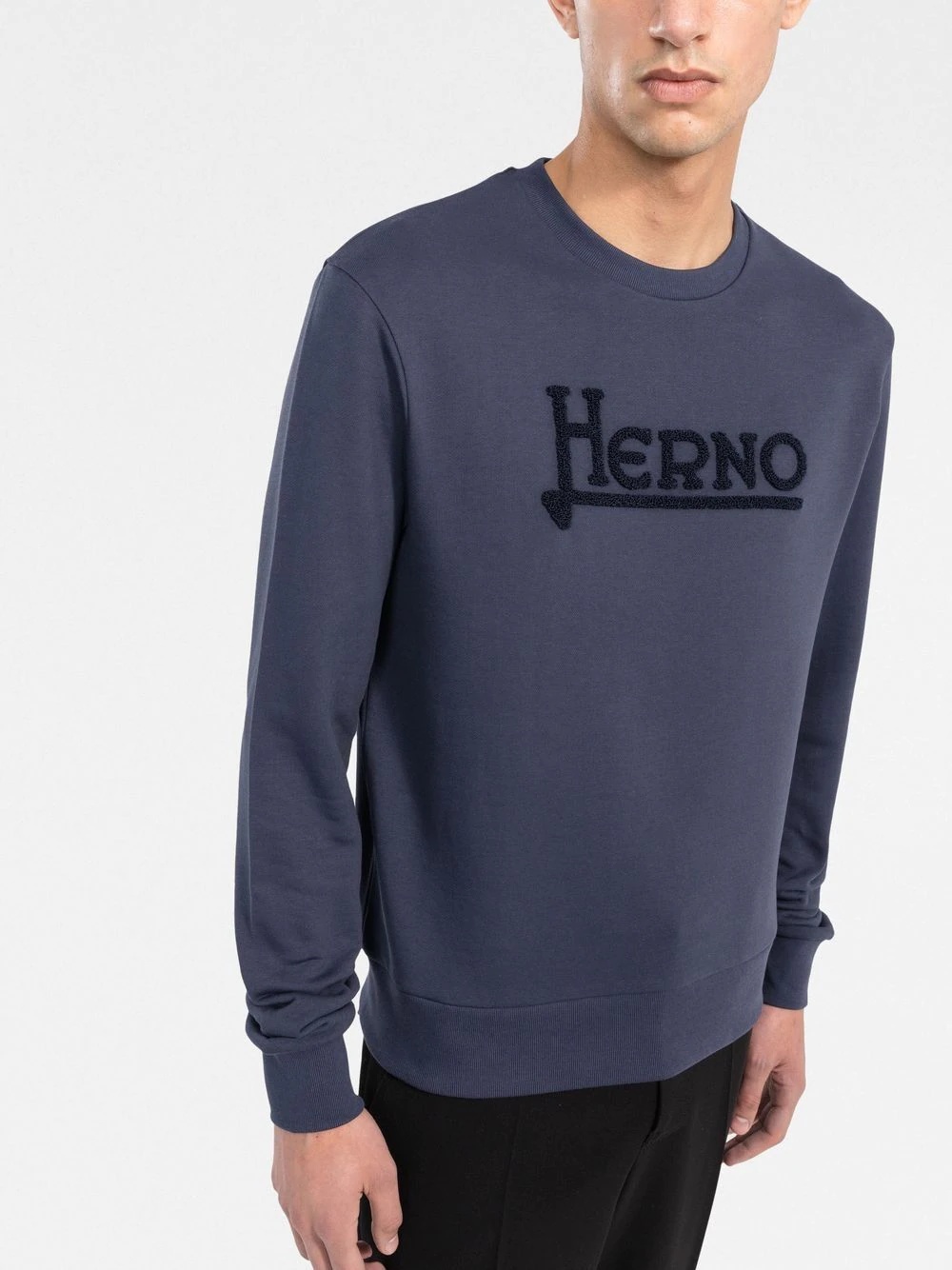 logo-print long-sleeve sweatshirt - 3